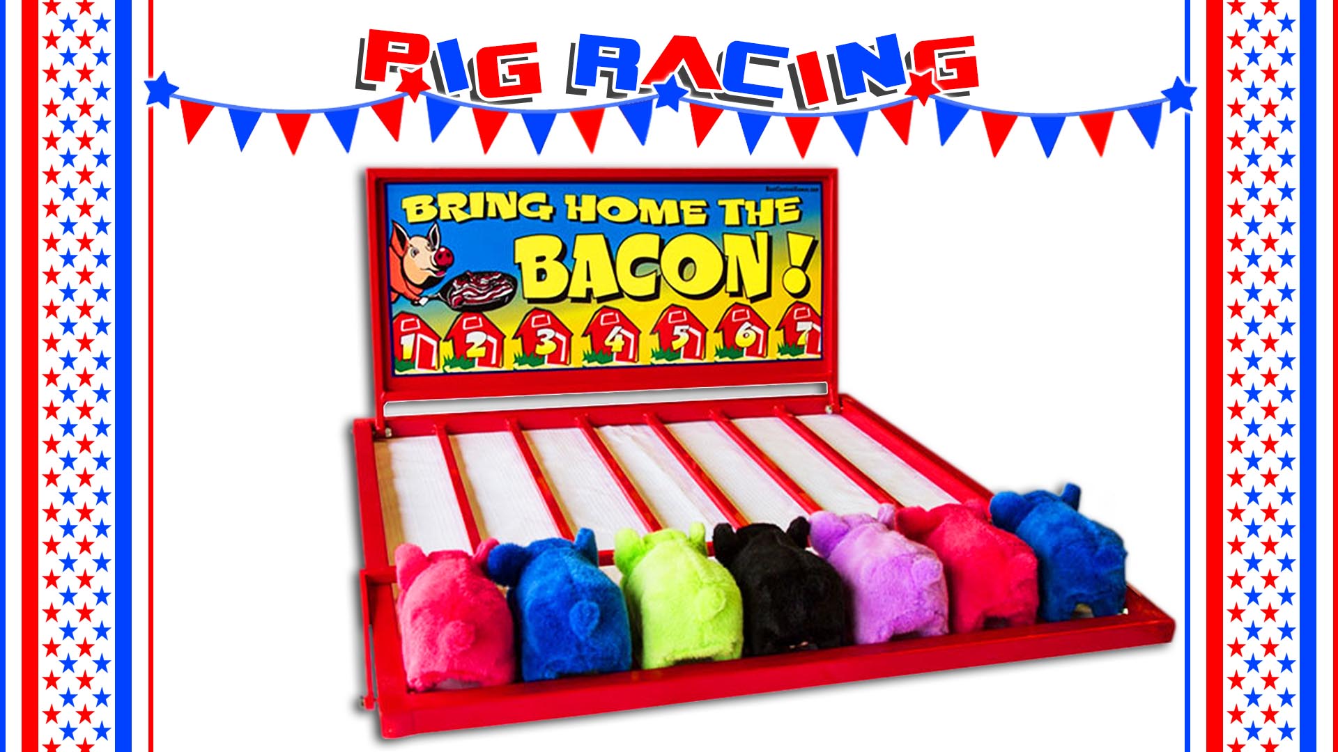 pig racing carnival game